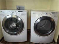 Whirlpool duet front loading washer & dryer