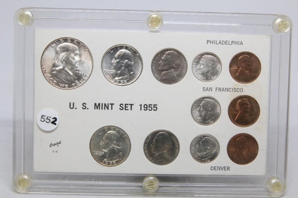 1955 Complete US Mint Set -Rare!!