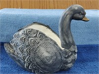 Vintage Ceramic Swan -Planter - 8" x 10"