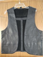 Leather Vest - Size Small