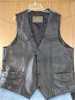 Leather Vest -Size XL