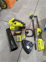 RYOBI 40v Cordless String Trimmer & Jet Fan Blower