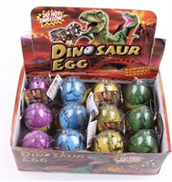 New Hatching Dinosaur Eggs, Set of 12 Pcs Crack