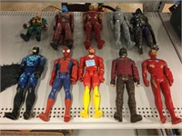 Collection of 12 inch marvel super hero action