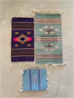 3 Southwest Style Wool Rugs