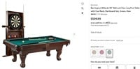 W7005 90" Ball & Claw Leg Pool Billiard Table Set