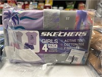 Skechers girls 4 pack 5T