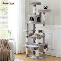 N5021  Tall Cat Tree with 7 Scratching Posts