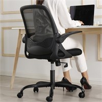 N5023  KERDOM Mesh Swivel Desk Chair (Black)