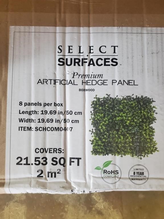 Select Surfaces 21.53 sq ft  hedge panel