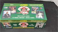 1991 Score Baseball Card Collector Set Unopened.
