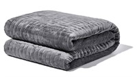 Blankets Weighted Blanket for Adults, 15lbs Grey