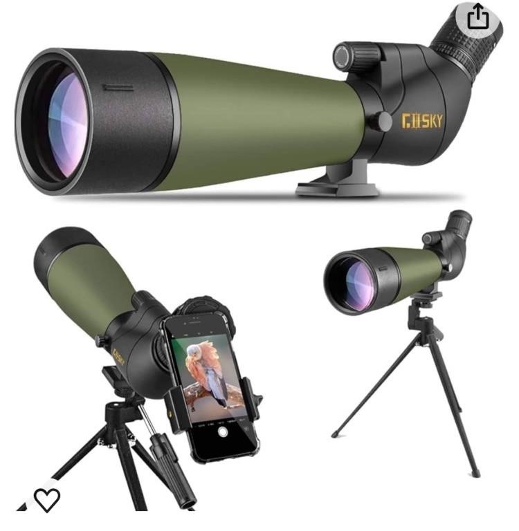 Gosky Updated 20-60x80 Spotting Scopes with