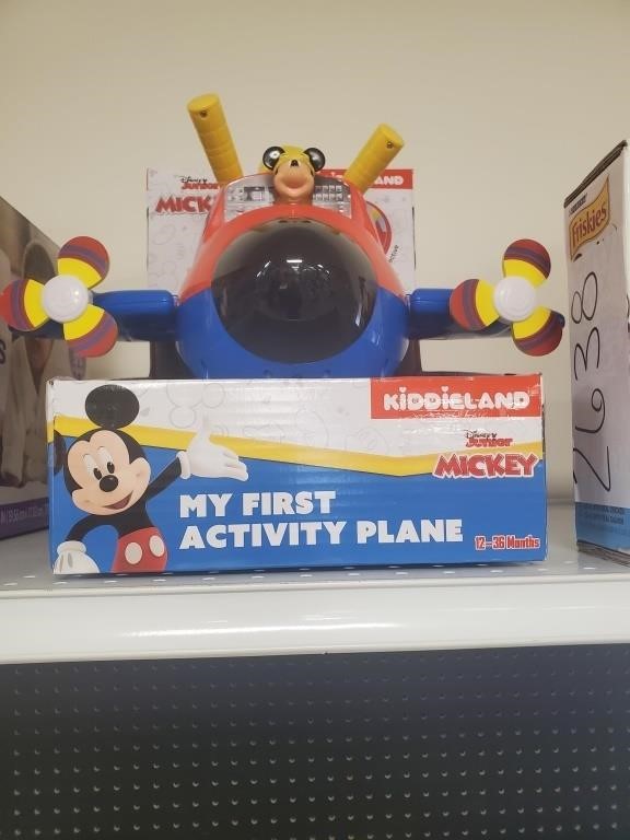 Kiddieland Disney activity plane