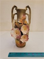 Royal Dux Australia Double Handle Floral Vase