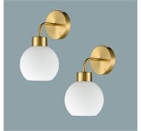 Modern Bath Wall Sconce Gold Vanity Light with