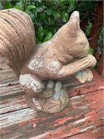 Squirrel Concrete Yard Ornament
