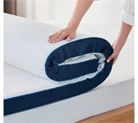 LINSY LIVING Twin Mattress Topper, 3 Inches Dual