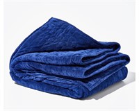 Blankets Weighted Blanket for Adults, 35lbs Navy