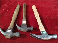 3 Vintage Hammers