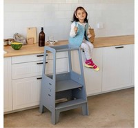 Kitchen Step Stool | Wooden Toddler Stool with