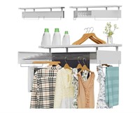 yamagahome Clothes Drying Rack Wall Mounted with