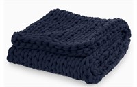 Bearaby Hand-Knit Weighted Blanket for Adults -