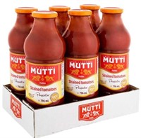 6-Pk Mutti Parma Strained Tomatoes, 796 mL