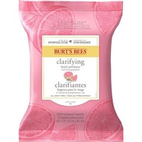 (3) Burt's Bees Facial Towelettes with Pink