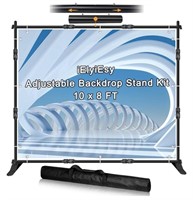 Backdrop Banner Stand, 10x8FT Heavy Duty