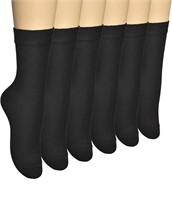 NEW $40 (9-12) 6-Pair Women's Socks