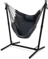 N5060  TOREVSIOR Hammock Swing Chair, Steel, Grey