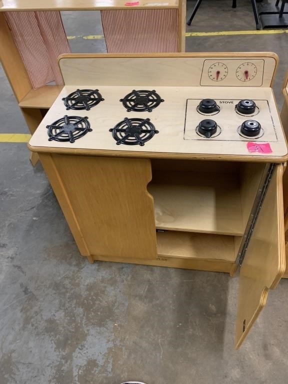 Kids wooden stove