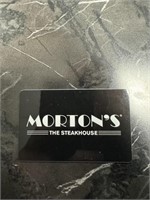 Morton's The Steakhouse gift card $50.00x2=$100.00