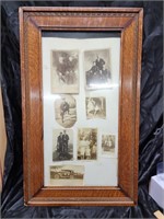 Ole Time Photos in an Old Wood Frame