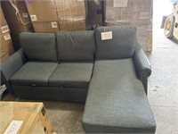 Abbyson pull out sectional- dirty