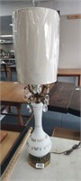 ANTIQUE LAMP WITH PRISMS