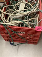 2  (1)red tote msc wires cables 1 Box