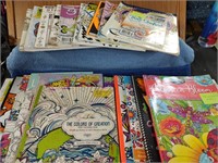 24 Adult Coloring Books - All have Half or more