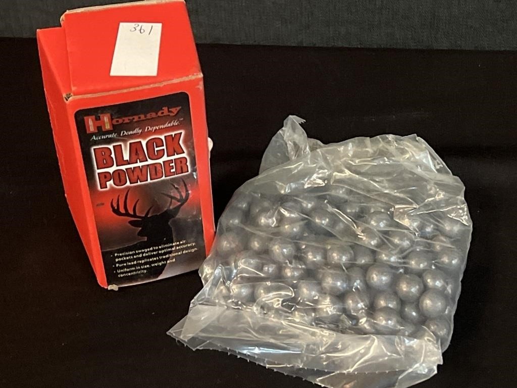 New Box Black Powder .44 Cal Balls