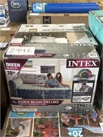 Intex queen 18 in mattress dura beam deluxe
