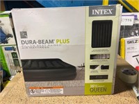 Intex Queen Pillow Rest Raised Airbed with Pump