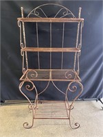 Rustic Bakers Rack - Perfect for Outdoor Plants!