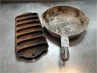 LOT - CAST IRON PANS