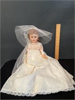 Vintage 1950's Polly Pond Bride Doll