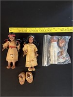 Lot of Vintage Indian Dolls