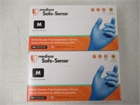 100-Pk Safe-Sense Medium 4 Mil Nitrile Exam Gloves