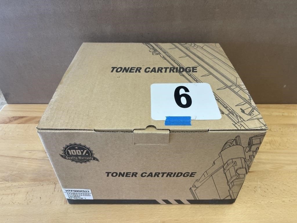 1 BOX OF 6 TONER CARTRIDGES HTF500XS23