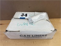 1 CASE/ 1000 - 24" X 24" SMALL TRASH CAN LINERS