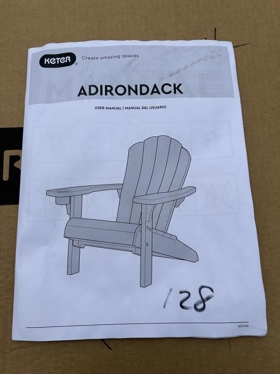 Everest adirondack chair White